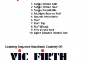 编号13:Vic Firth-Vol 1架子鼓教学书籍与音频教程